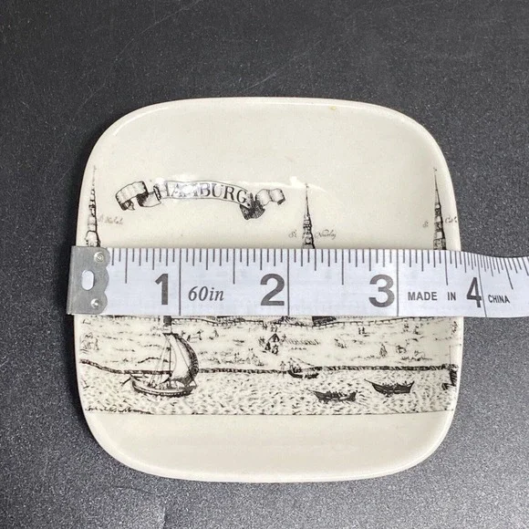 Vintage Royal Porzellan Bavaria KPM Germany Hamburg White Dish - Picture 10 of 10